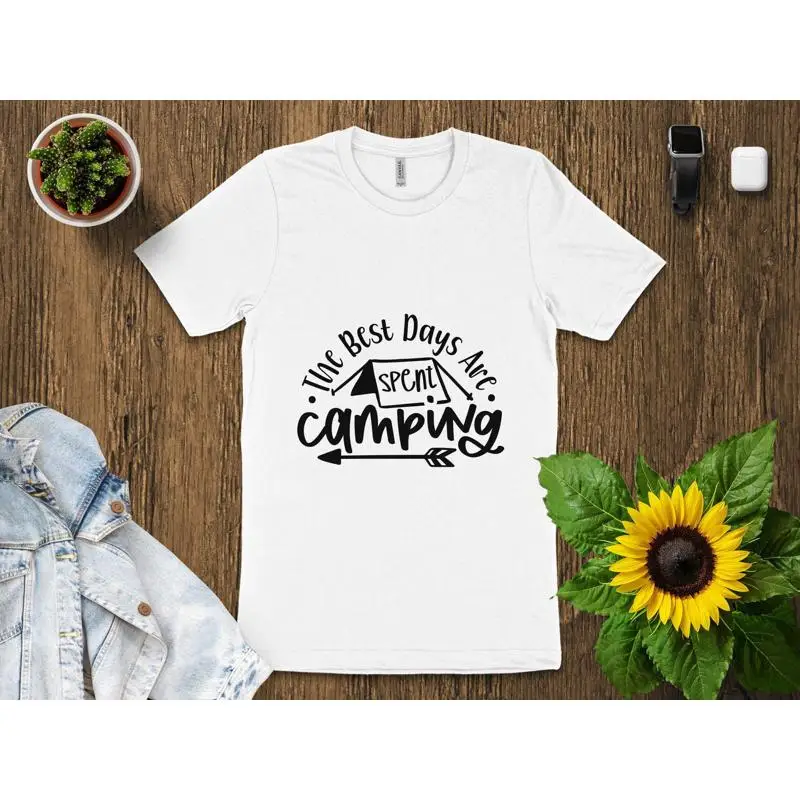 Outdoor Adventure Day - Camiseta para amantes del camping, los