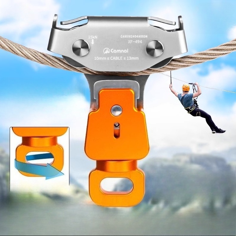 Outdoor Adventure Ziplines & Waterfall Puerto Vallarta - Polea de cable de acero para