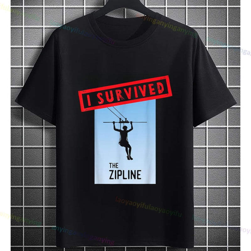 Outdoor Adventure Ziplines & Waterfall Puerto Vallarta - Divertida camiseta gráfica de aventura 