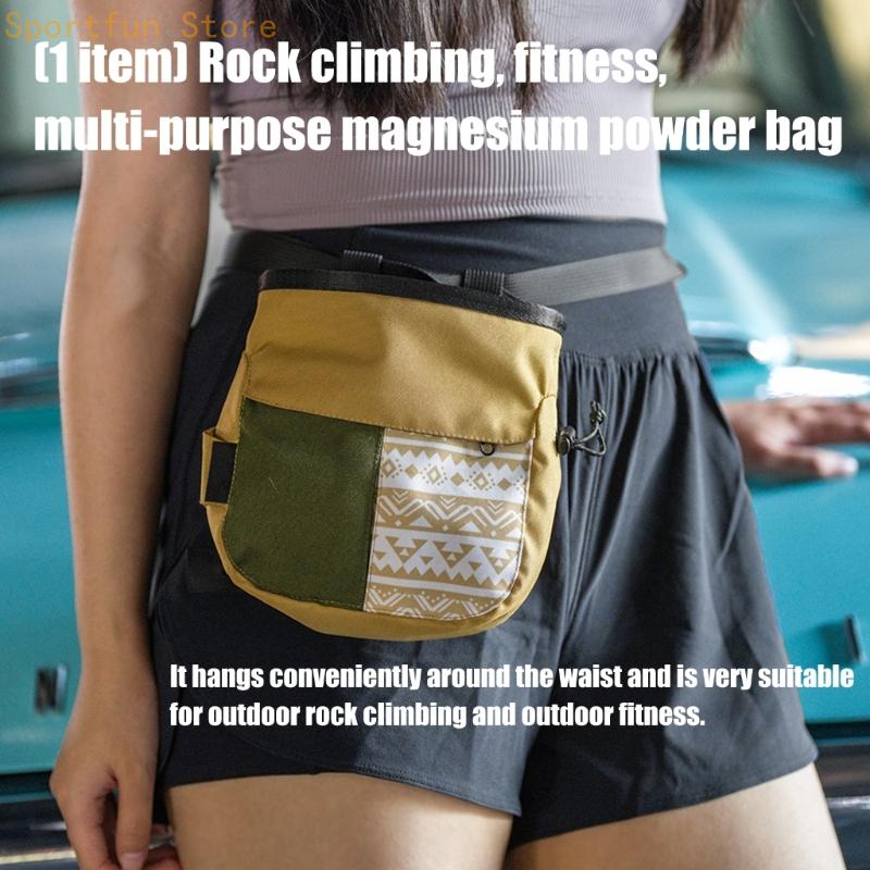 Chalk Bag Bouldering - Bolsa tiza tela Oxford para escalada