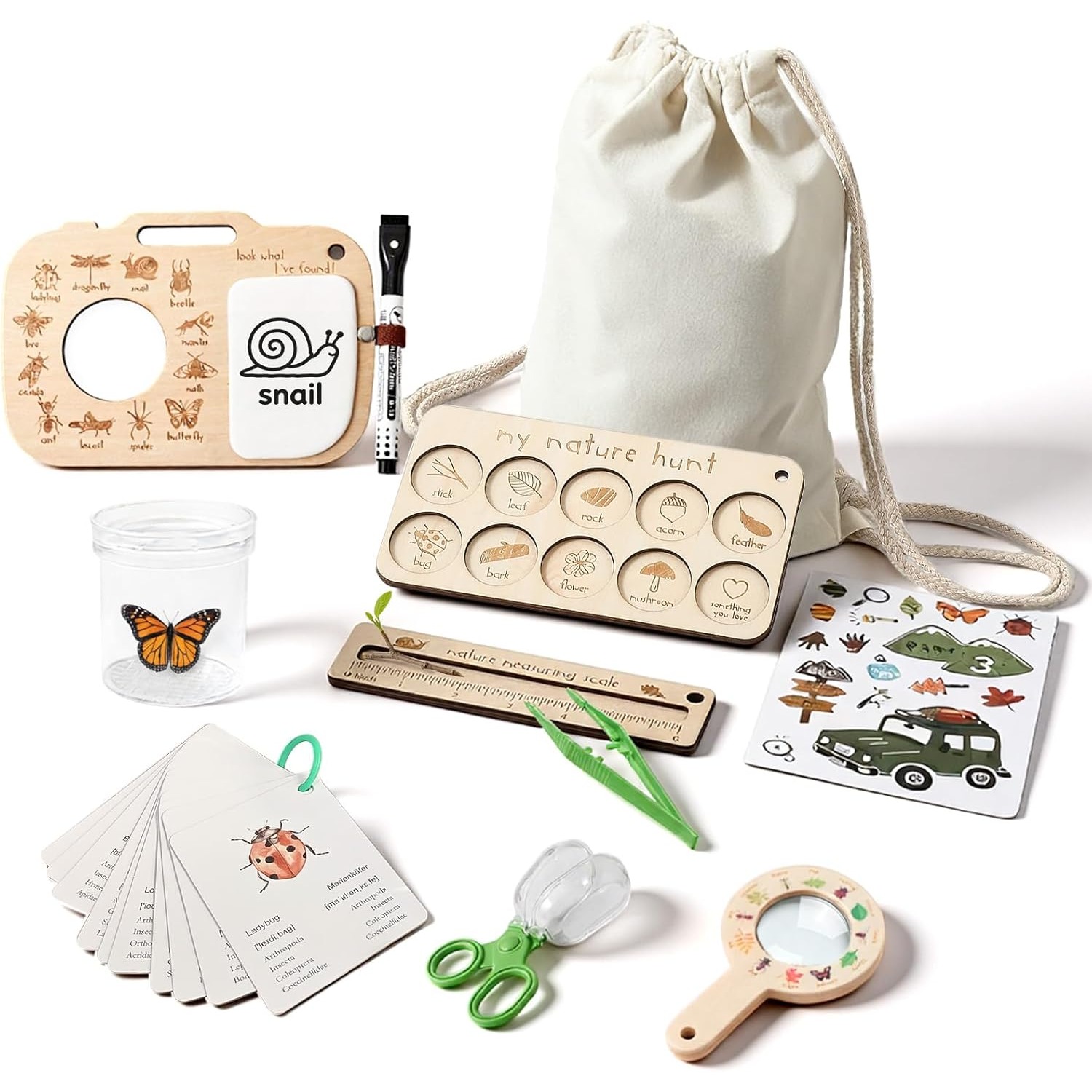 Outdoor Adventure Boys - Kit Atrapa Insectos para Niños con