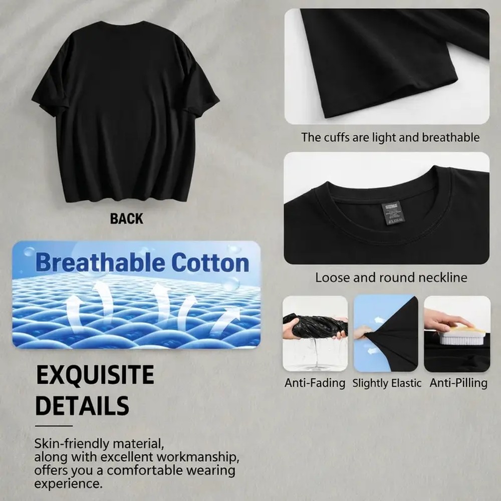 Camiseta negra con estampado d - Outdoor Adventure Wear reseña y precio