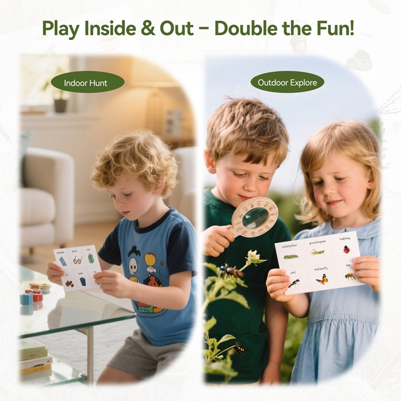 Juguetes de madera Montessori  - Outdoor Adventure Learning reseña y precio
