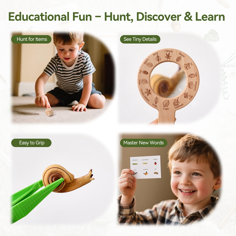 Juguetes de madera Montessori  - Outdoor Adventure Learning reseña y precio