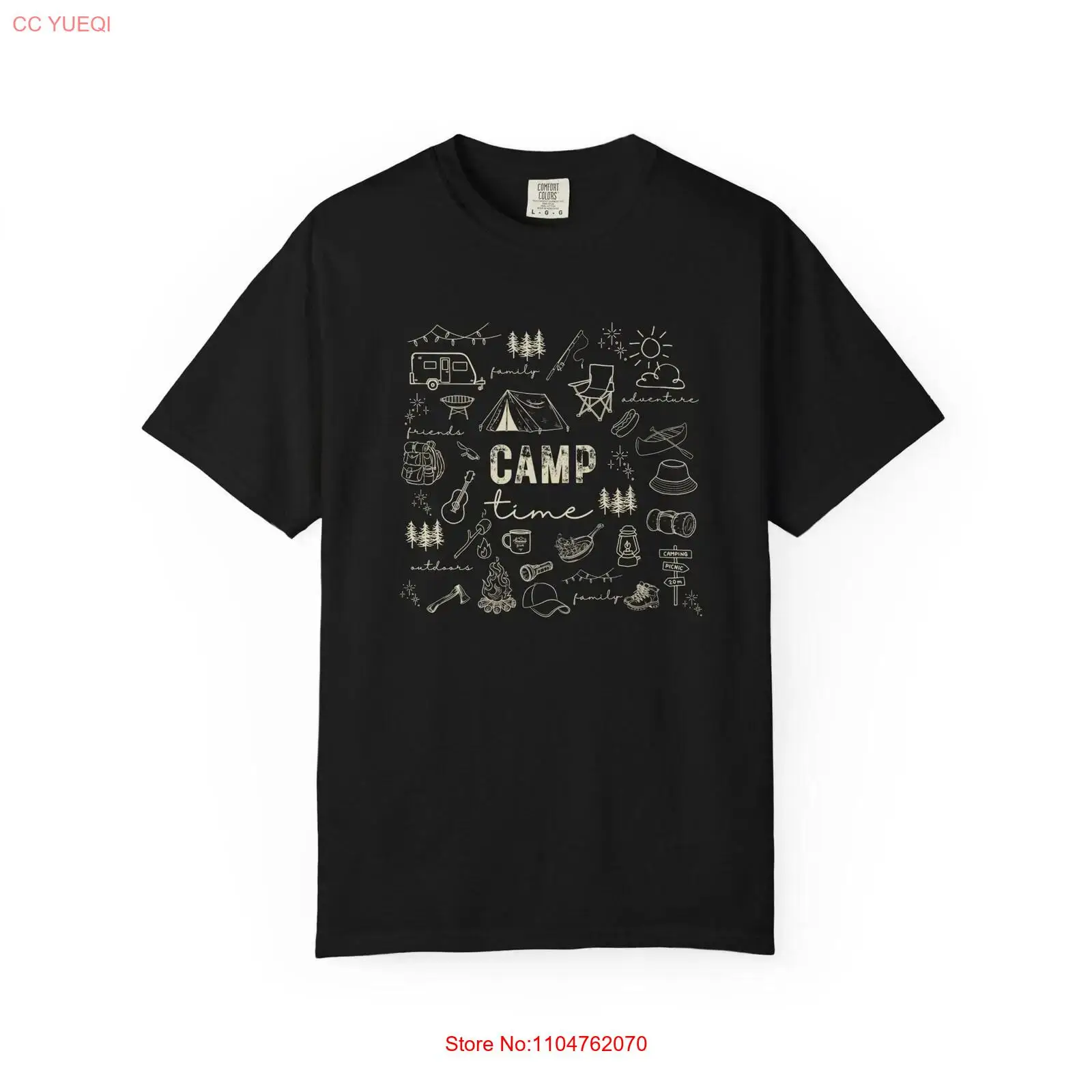 Camiseta de camping con diseño - Outdoor Adventure Wear reseña y precio