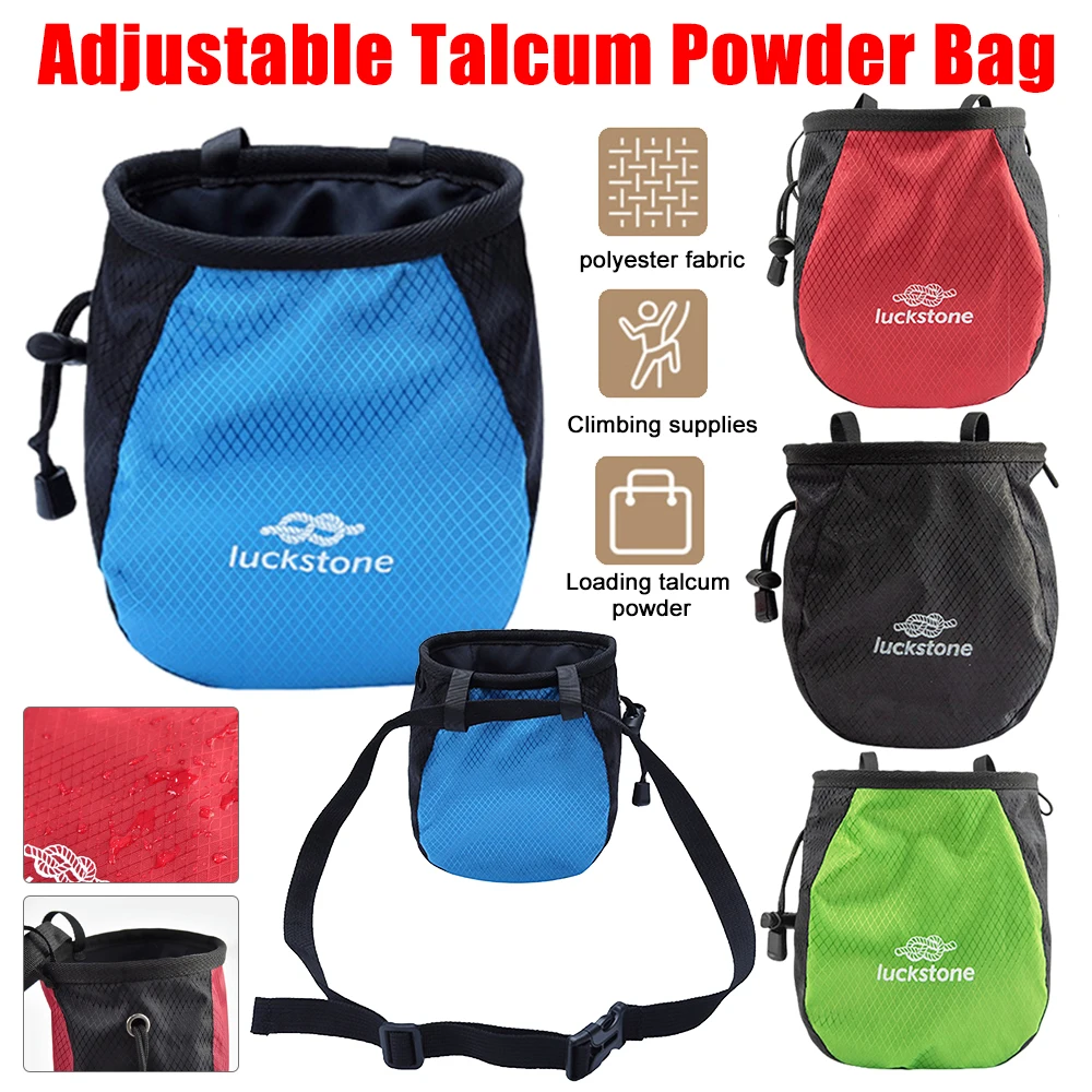 Bolsa de polvo de magnesio, bo - Chalk Bag Bouldering reseña y precio