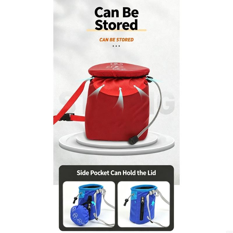 Bolsa tiza con agarre para esc - Chalk Bag Bouldering reseña y precio