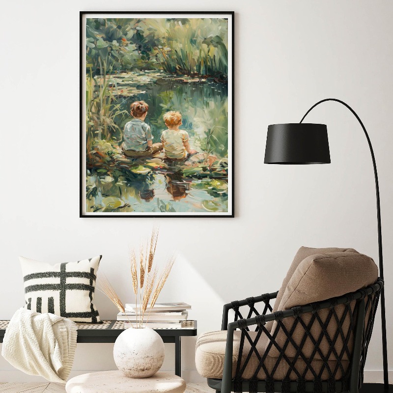 Póster artístico Vintage para  - Outdoor Adventure Boys reseña y precio