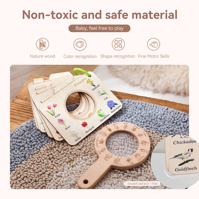 Lupa de madera, juguete para e - Outdoor Adventure Learning reseña y precio