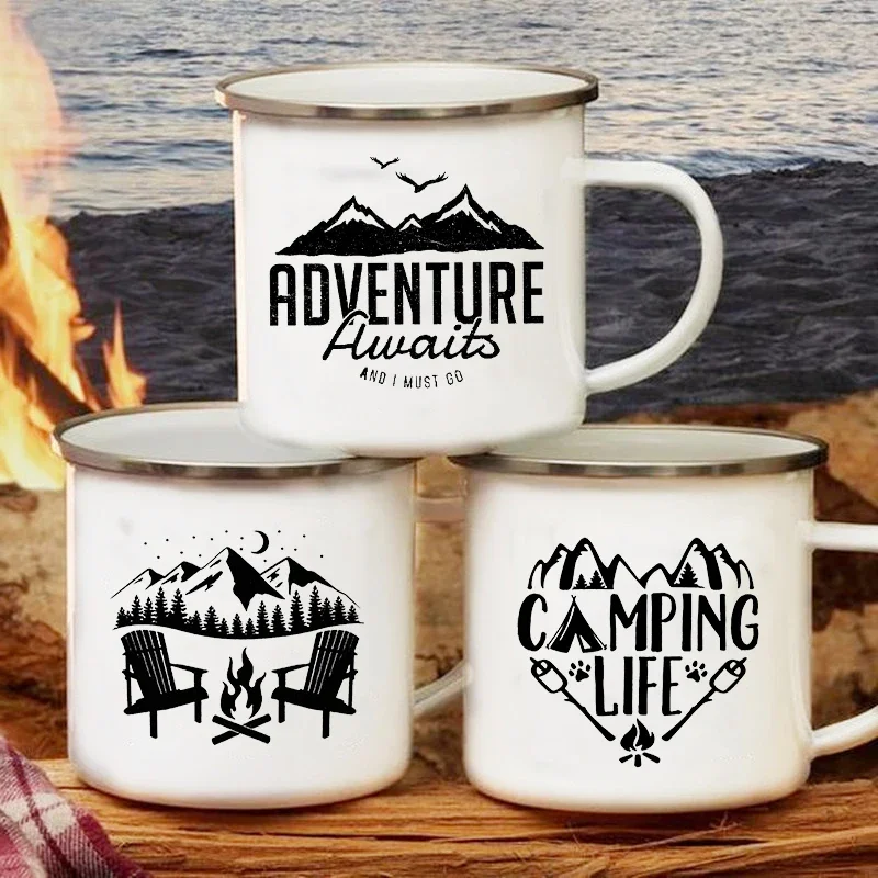 Taza Happy Campers para fogata - Outdoor Adventure Day reseña y precio