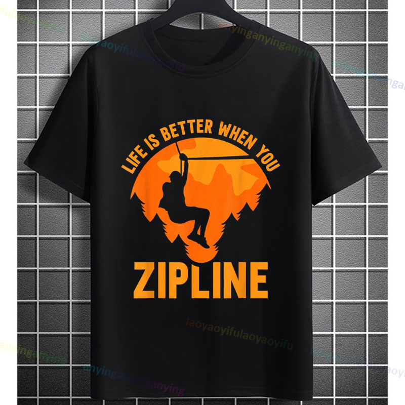 Divertida camiseta gráfica de  - Outdoor Adventure Ziplines & Waterfall Puerto Vallarta reseña y precio
