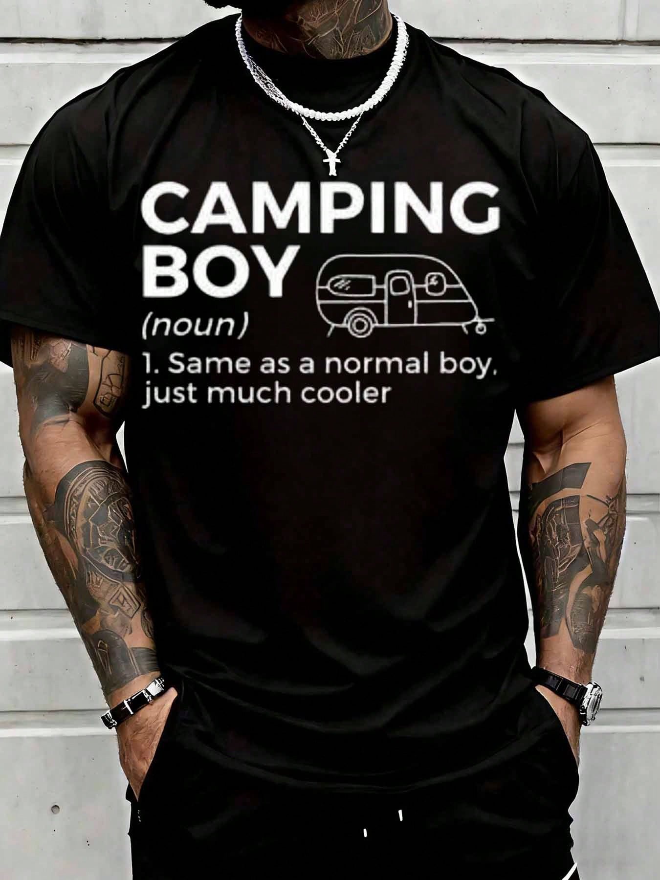 Camiseta Gráfica Divertida con - Outdoor Adventure Boys reseña y precio