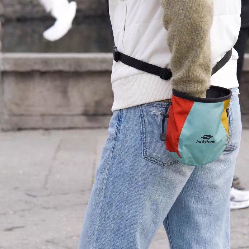 Bolsa de tiza para colgar en l - Chalk Bag Bouldering reseña y precio
