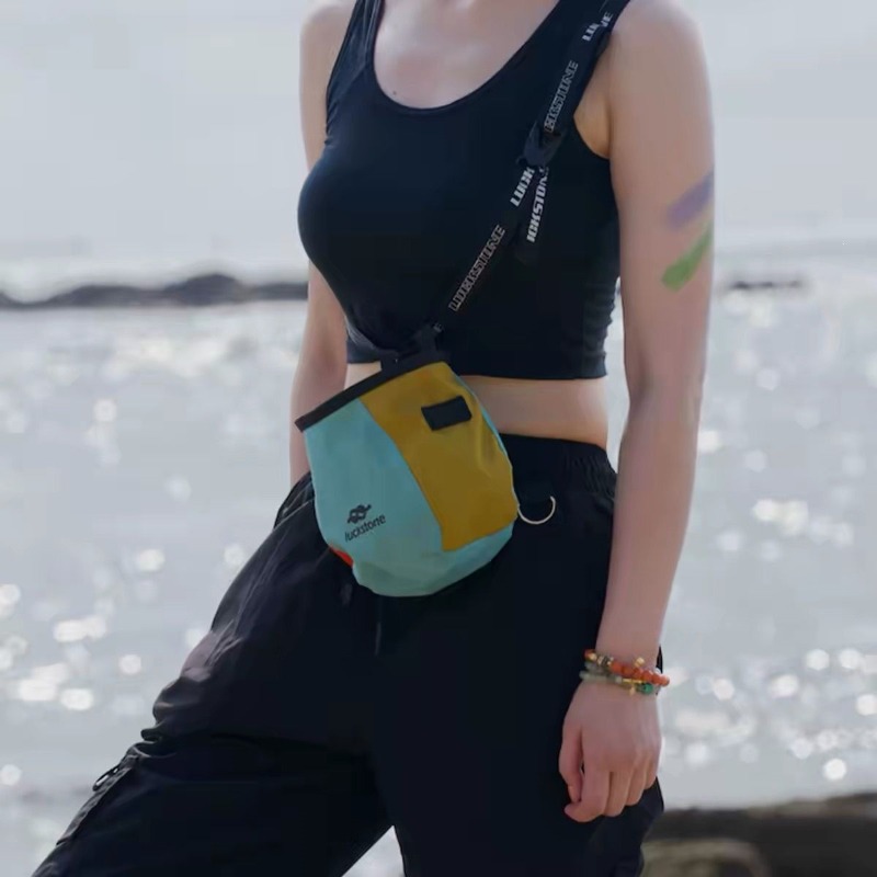 Bolsa de tiza para colgar en l - Chalk Bag Bouldering reseña y precio